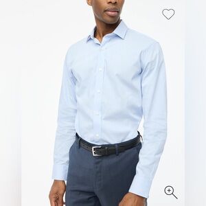J. Crew Factory Slim performance dress shirt • size medium • NWT • BW401 • blue